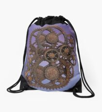 Steampunk Gears Drawstring Bag