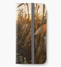 Corn field at sunset iPhone Wallet/Case/Skin