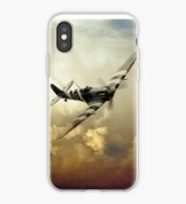 Spitfire Passing Through The Storm iPhone Case