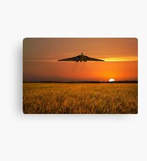 Vulcan Farewell Fly Past Canvas Print
