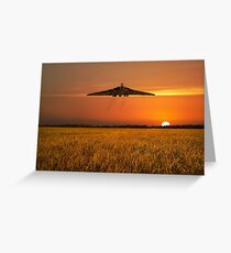 Vulcan Farewell Fly Past Greeting Card