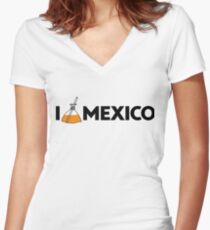 I Love Mexico - Jugo Women's Fitted V-Neck T-Shirt