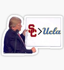 USC > UCLA Sticker
