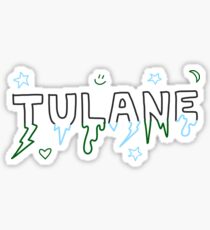 Tulane bolts n stars Sticker