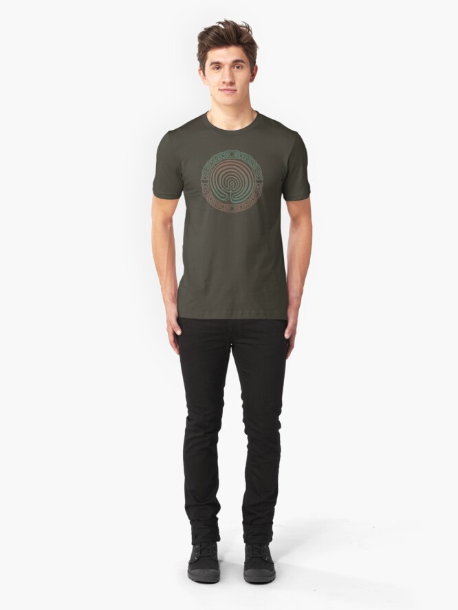 Alternate view of Into the Labyrinth Slim Fit T-Shirt