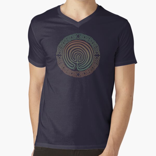 Into the Labyrinth V-Neck T-Shirt