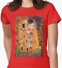 Gustav Klimt - The kiss Women's Fitted T-Shirt
