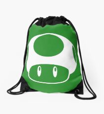 1-Up Mushroom Drawstring Bag