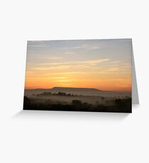 One Misty Evening- Cuilcagh Mountain Greeting Card