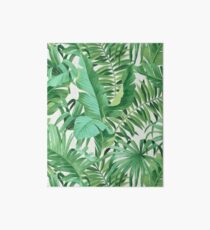 Green tropical leaves II Galeriedruck