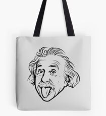 Bolsa de tela Ilustraciones de Albert Einstein Con su famosa foto que muestra la lengua, camisetas, impresiones, pósters, bolsos