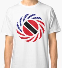 Trinidadian American Multinational Patriot Flag Series Classic T-Shirt