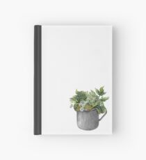 Becher mit grünem Waldwachstum Notizbuch