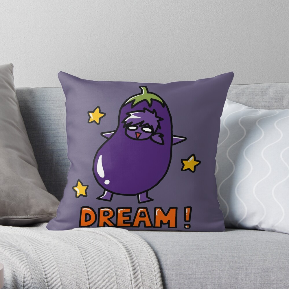 giant eggplant pillow