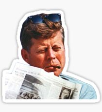 John F. Kennedy with the Cigar Sticker