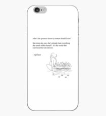 Wise words for women - Rupi Kaur Quotes from poems iPhone Case