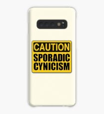 Caution: Sporadic Cynicism Case/Skin for Samsung Galaxy
