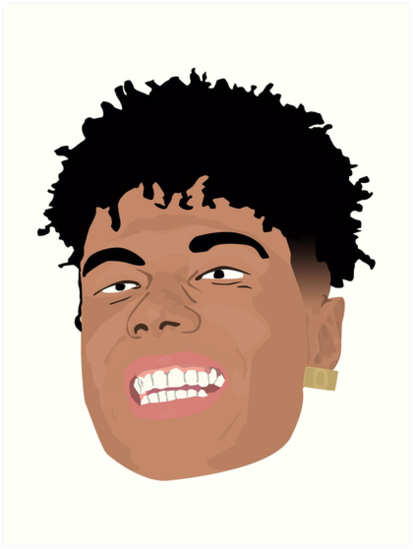 "Blueface" Art Prints by chamberedlouie | Redbubble