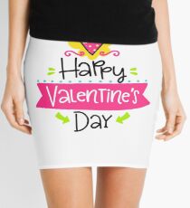 Happy Valentine's Day TShirt - Valentine Tee Mini Skirt