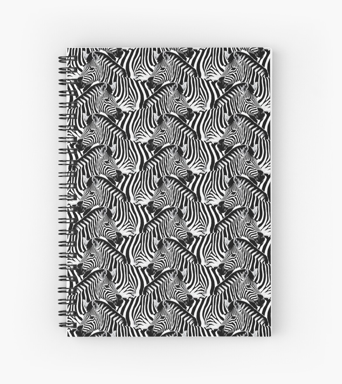 Confused Zebra Pattern Spiral Notebook By Hi5xplosion Redbubble