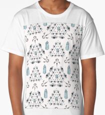 Trendy Quartz Crystal Magic Long T-Shirt