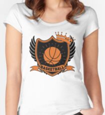 Basketball Fitted Scoop T-Shirt
