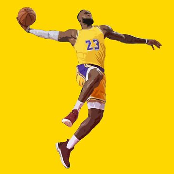 King 23 LeBron James Sticker for Sale by RTurnerDesigns