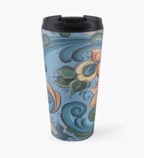 Telemark Rosemaling from Norway Travel Mug
