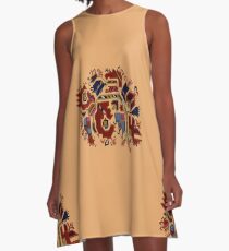 Bulgarian Motiv A-Line Dress