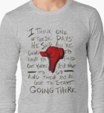The Catcher in the Rye - Holden's Red Hunting Cap Long Sleeve T-Shirt