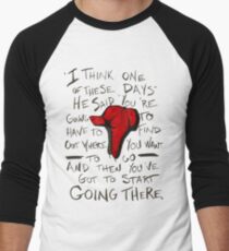 The Catcher in the Rye - Holden's Red Hunting Cap Men's Baseball ¾ T-Shirt