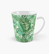 Green tropical leaves II Tall Mug