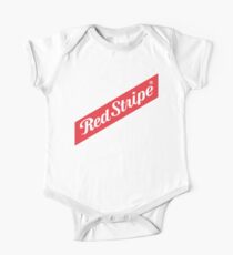 Body de manga corta para bebé Raya roja