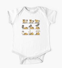 AcroYoga with The Pug Short Sleeve Baby One-Piece