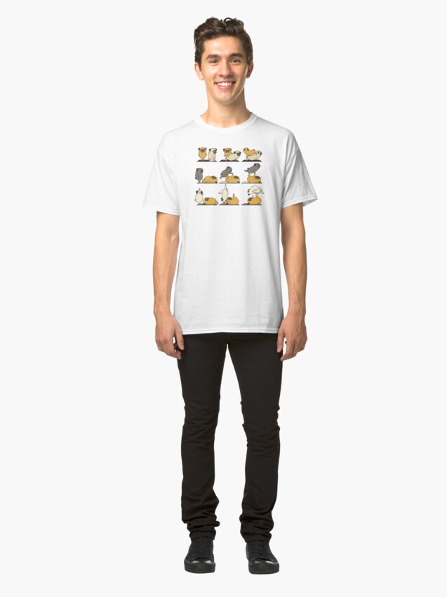 Alternate view of AcroYoga with The Pug Classic T-Shirt