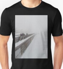 Winter in town. Unisex T-Shirt