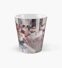 Edgar Degas French Impressionism Oil Painting Ballerinas Rehearsing Tall Mug