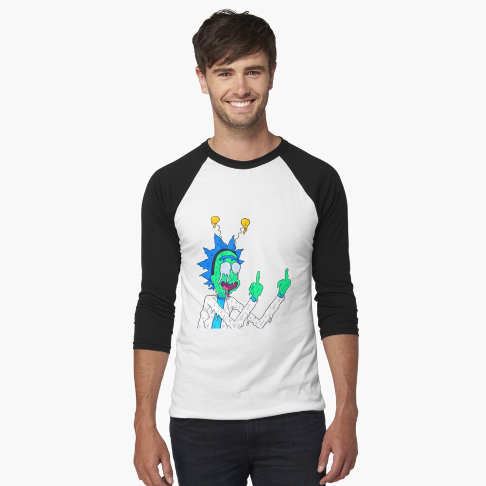Rick Sanchez Baseball ¾ Sleeve T-Shirt