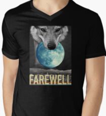 Camiseta para hombre de cuello en v Despedida