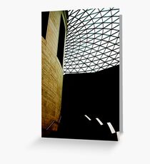 Great Court at the British Museum corporate stairway Greeting Card