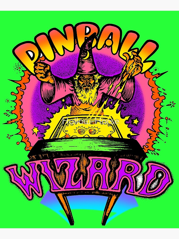 "Vintage Pinball Wizard" Art Print by HollowHorse Redbubble