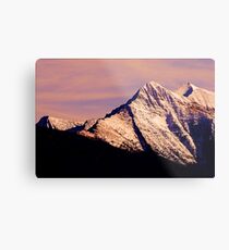Alpine Glow Metal Print