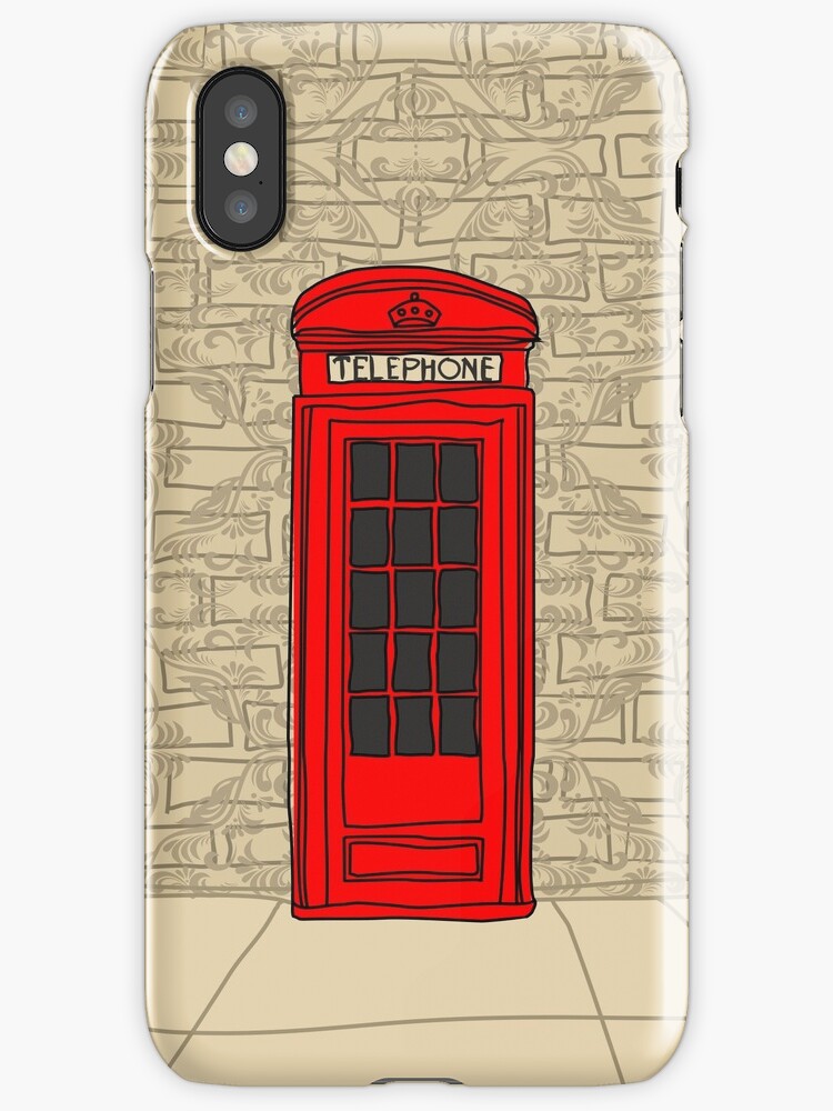 "telephone booth iphone case" iPhone Cases & Skins by Anastasiia Kucherenko Redbubble
