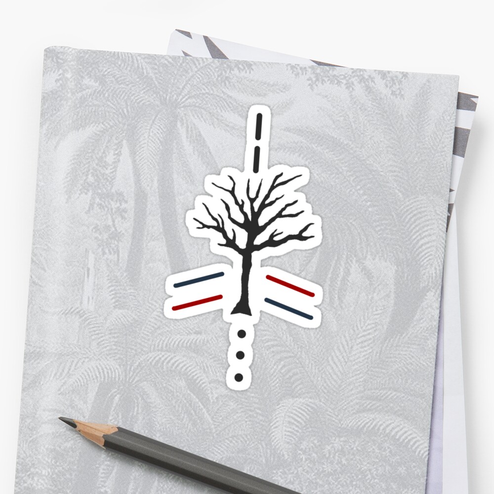 "XXXTENTACION FACE TATTOO DESIGN" Sticker by Hercoule | Redbubble