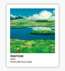 PANTONE Howl's Moving Castle Sticker