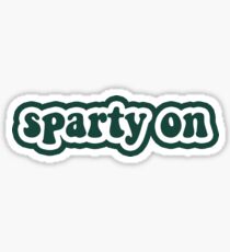 Sparty On - Michigan State University Sticker