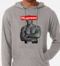 Mike Tyson Supreme Box-Logo-Parodie Leichter Hoodie