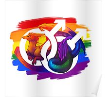 Gay Pride Dragon" Stickers by kaenith | Redbubble