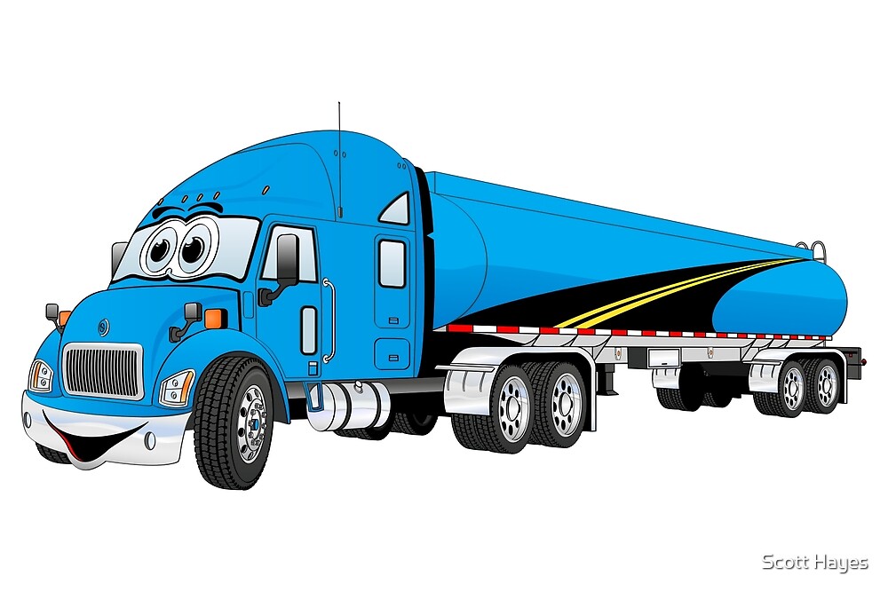 18 Wheeler Cartoon Truck Images