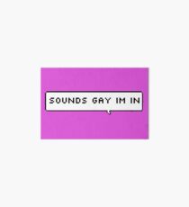 Lámina de exposición suena gay im